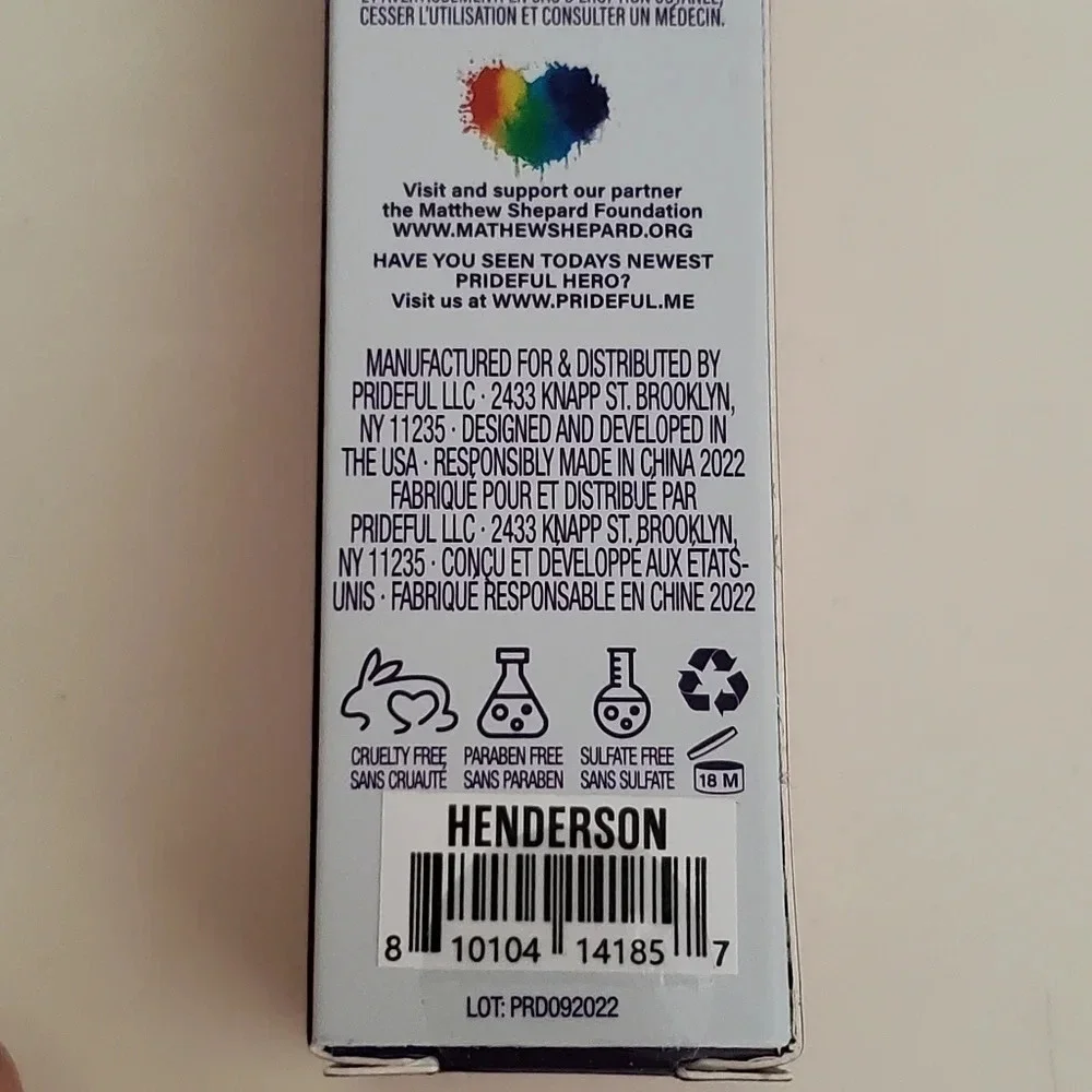 New Prideful Lip Service Henderson Full Color Lip Gloss .14oz